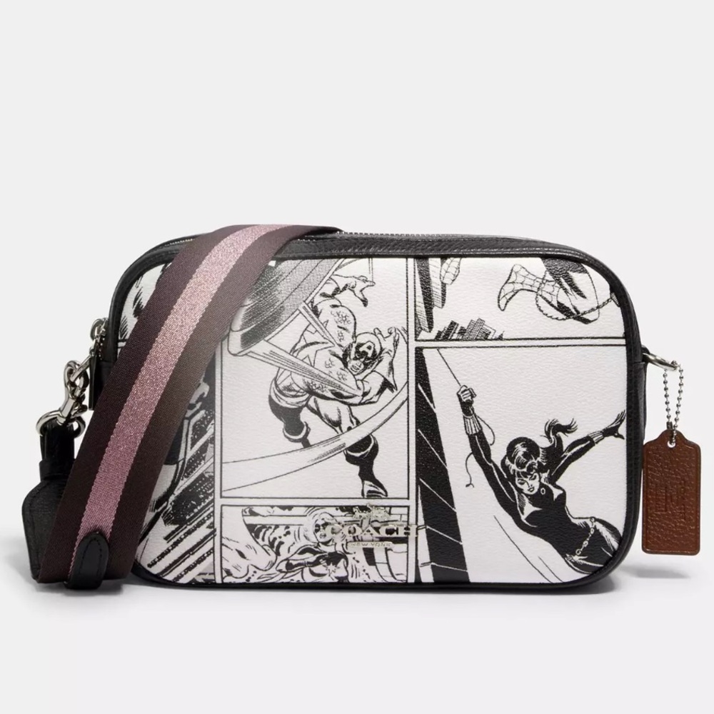 Coach x Marvel Jes Crossbody with Comic Book Print